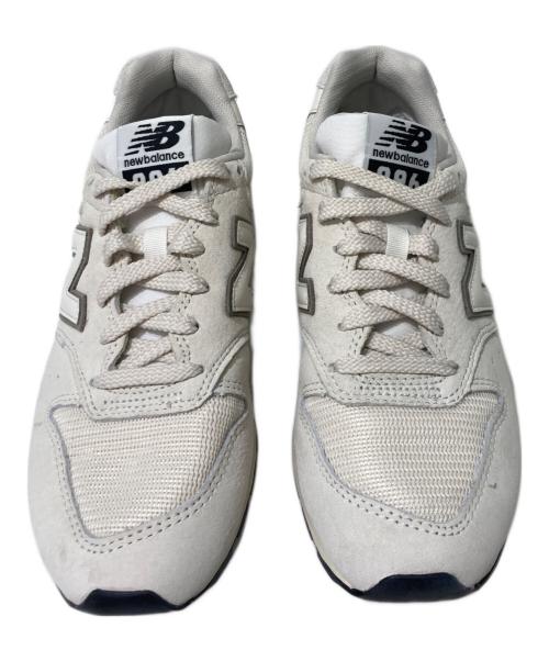 NEW BALANCE（ニューバランス）NEW BALANCE (ニューバランス) ローカットスニーカー ホワイト サイズ:23.5の古着・服飾アイテム