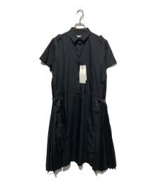 sacai（サカイ）の古着「コットンポプリンドレス」｜ブラック