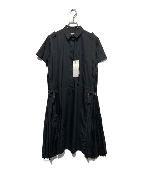 sacai（サカイ）sacai (サカイ) コットンポプリンドレス ブラック サイズ:3の古着・服飾アイテム