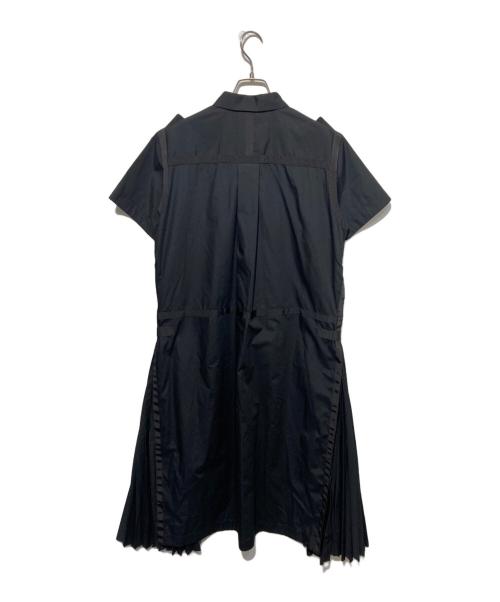 sacai（サカイ）sacai (サカイ) コットンポプリンドレス ブラック サイズ:3の古着・服飾アイテム