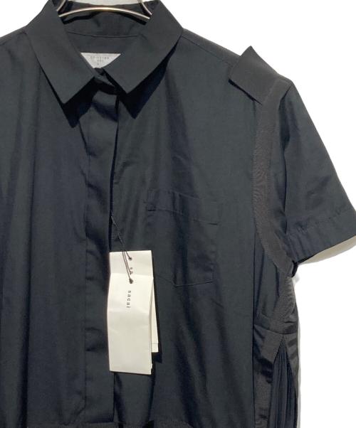 sacai（サカイ）sacai (サカイ) コットンポプリンドレス ブラック サイズ:3の古着・服飾アイテム
