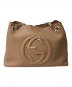 GUCCIグッチ）の古着「ソーホー インターロッキングG  トートバッグ」｜ベージュ