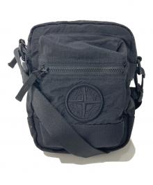 STONE ISLAND（ストーンアイランド）の古着「ナイロンショルダーバッグ」｜ブラック