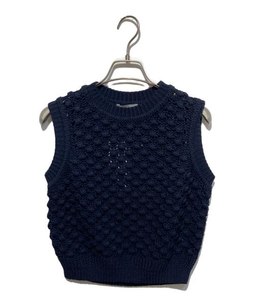 theory luxe（セオリーリュクス）theory luxe (セオリーリュクス) ノースリーブニット ネイビー サイズ:S32 未使用品の古着・服飾アイテム