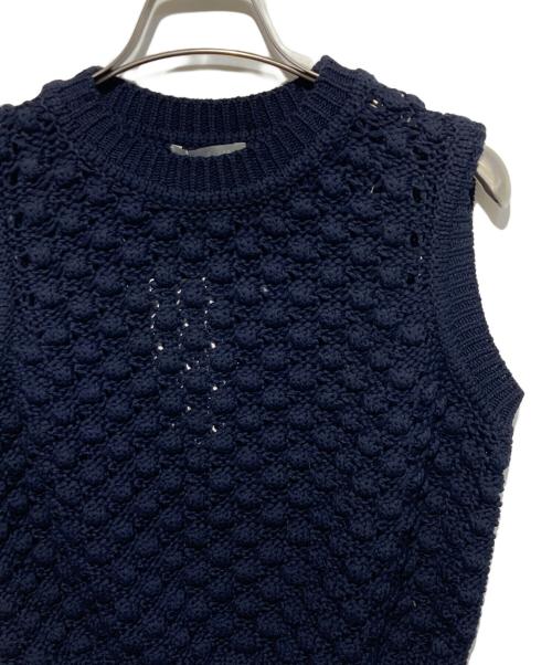 theory luxe（セオリーリュクス）theory luxe (セオリーリュクス) ノースリーブニット ネイビー サイズ:S32 未使用品の古着・服飾アイテム