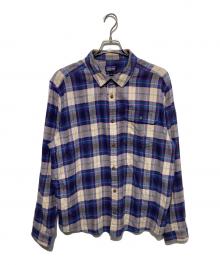 Patagonia（パタゴニア）の古着「ネルシャツ」｜ベージュ×パープル