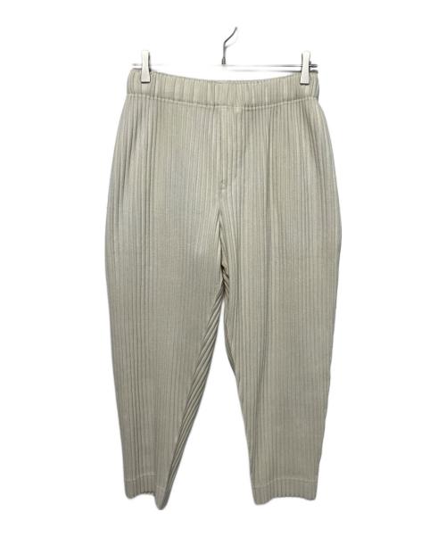HOMME PLISSE ISSEY MIYAKE（オム プリッセ イッセイ ミヤケ）HOMME PLISSE ISSEY MIYAKE (オム プリッセ イッセイ ミヤケ) プリーツパンツ ベージュ サイズ:1の古着・服飾アイテム