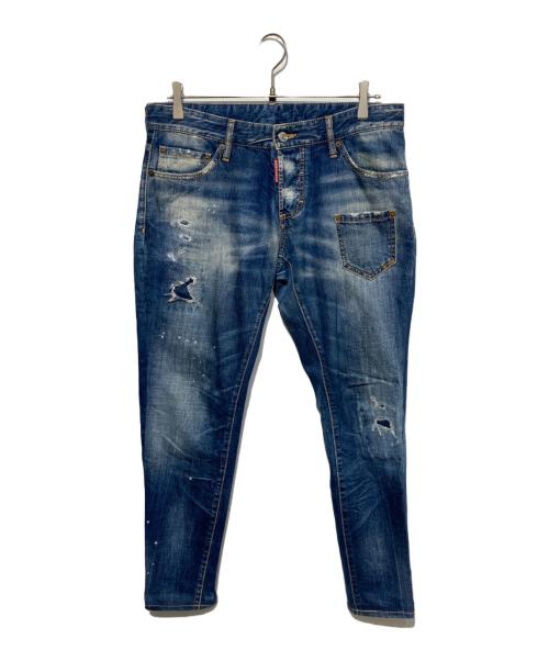 DSQUARED2（ディースクエアード）DSQUARED2 (ディースクエアード) SLIM JEANS インディゴ サイズ:46の古着・服飾アイテム