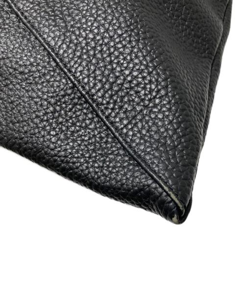 MM6 Maison Margiela（エムエムシックスメゾンマルジェラ）MM6 Maison Margiela (エムエムシックスメゾンマルジェラ) レザージャパニーズトートバッグ ブラックの古着・服飾アイテム