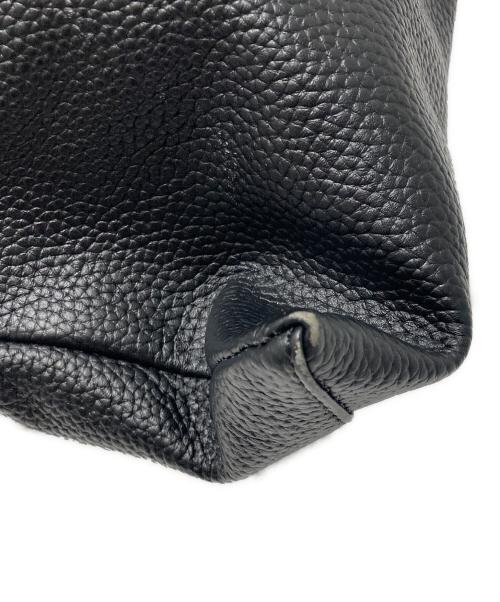 MM6 Maison Margiela（エムエムシックスメゾンマルジェラ）MM6 Maison Margiela (エムエムシックスメゾンマルジェラ) レザージャパニーズトートバッグ ブラックの古着・服飾アイテム