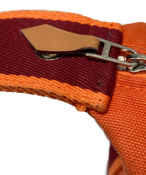 HERMES（エルメス）HERMES (エルメス) ブリッド・ア・ブラックPM オレンジの古着・服飾アイテム