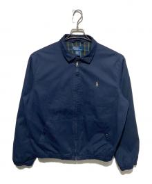 POLO RALPH LAUREN（ポロ・ラルフローレン）の古着「スイングトップ」｜ネイビー