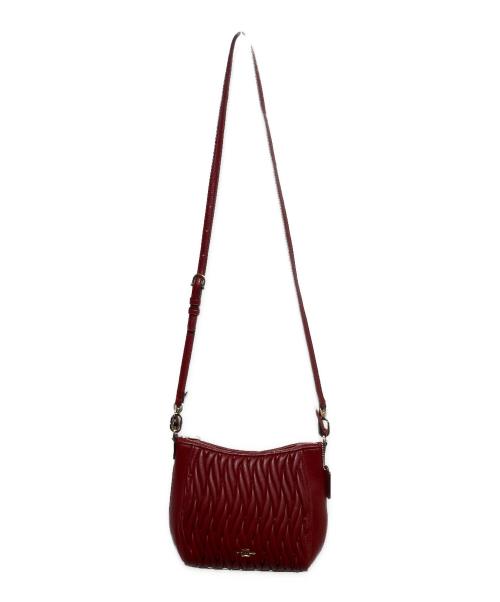 COACH（コーチ）COACH (コーチ) 2WAYバッグ レッドの古着・服飾アイテム