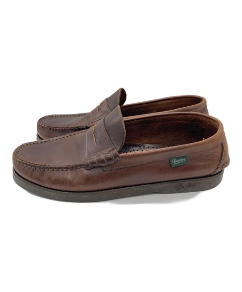 PARABOOT（パラブーツ）PARABOOT (パラブーツ) CORAUX ローファー ブラウン サイズ:6 1/2の古着・服飾アイテム