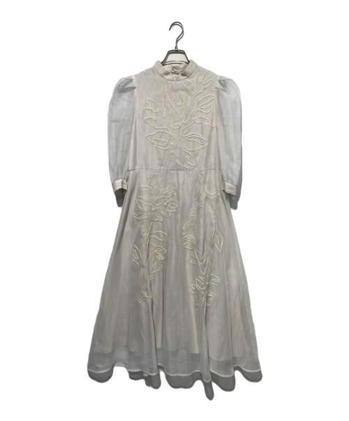 Ameri（アメリ）AMERI (アメリ) Medi Forest Embroidery Dress アイボリー サイズ:Sの古着・服飾アイテム