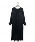 sara mallika (サラマリカ) Lurex Crape Long Sleeve Dress ブラック サイズ:M：15000円