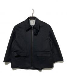 MARW UNITED ARROWS（マルゥ ユナイテッドアローズ）の古着「コクーン ジップ コート」｜ブラック