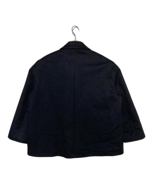 MARW UNITED ARROWS（マルゥ ユナイテッドアローズ）MARW UNITED ARROWS (マルゥ ユナイテッドアローズ) コクーン ジップ コート ブラック サイズ:36の古着・服飾アイテム