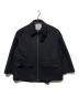 MARW UNITED ARROWS（マルゥ ユナイテッドアローズ）の古着「コクーン ジップ コート」｜ブラック