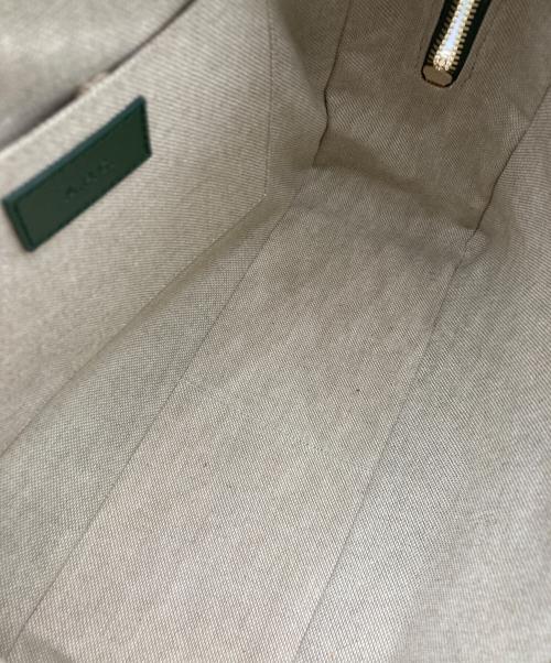 A.P.C.（アーペーセー）A.P.C. (アーペーセー) SAC VIRGINIE BOX グリーンの古着・服飾アイテム