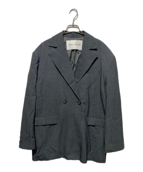 JOSE MOON（ジョゼムーン）JOSE MOON (ジョゼムーン) OVER SILHOUETTE JACKET グレー サイズ:Fの古着・服飾アイテム