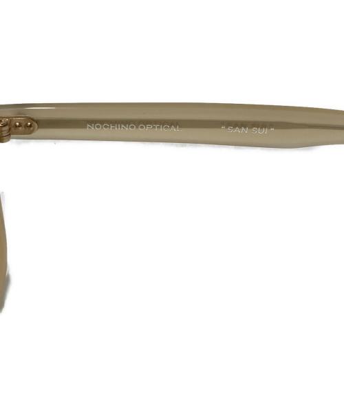 NOCHINO OPTICAL（ノチノオプティカル）NOCHINO OPTICAL (ノチノオプティカル) SANSUI サングラス ベージュ サイズ:49□20-147の古着・服飾アイテム
