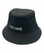 CELINEセリーヌ）の古着「ロゴバケットハット」｜ブラック
