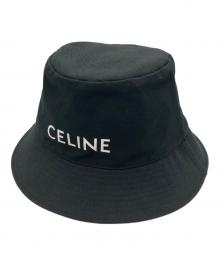 CELINE（セリーヌ）の古着「ロゴバケットハット」｜ブラック