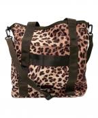 BRIEFING×BEAMS BOYブリーフィング×ビームスボーイ）の古着「別注 LEOPARD DUAL TOTE」｜ベージュ