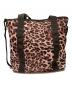BRIEFING (ブリーフィング) BEAMS BOY (ビームスボーイ) 別注 LEOPARD DUAL TOTE ベージュ：10000円