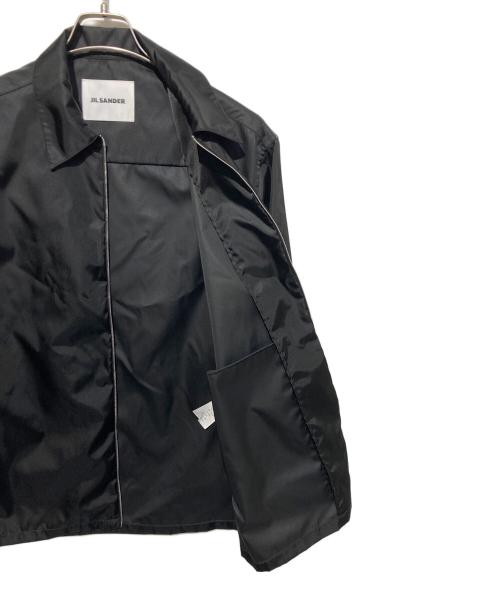 JIL SANDER（ジルサンダー）JIL SANDER (ジルサンダー) ナイロンツイルジップジャケット ブラック サイズ:44の古着・服飾アイテム
