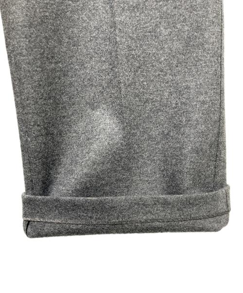JIL SANDER（ジルサンダー）JIL SANDER (ジルサンダー) ウールストレートパンツ グレー サイズ:44の古着・服飾アイテム