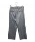 JIL SANDER (ジルサンダー) ウールストレートパンツ グレー サイズ:44：35000円