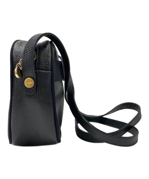 Salvatore Ferragamo（サルヴァトーレ フェラガモ）Salvatore Ferragamo (サルヴァトーレ フェラガモ) ヴァラリボン ショルダーバッグ ネイビーの古着・服飾アイテム