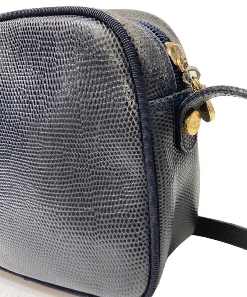 Salvatore Ferragamo（サルヴァトーレ フェラガモ）Salvatore Ferragamo (サルヴァトーレ フェラガモ) ヴァラリボン ショルダーバッグ ネイビーの古着・服飾アイテム