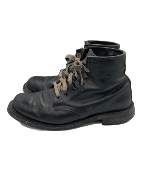 CHIPPEWA（チペワ）CHIPPEWA (チペワ) 6インチユーティリティブーツ ブラック サイズ:US10.5の古着・服飾アイテム