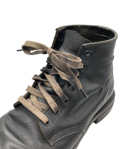 CHIPPEWA（チペワ）CHIPPEWA (チペワ) 6インチユーティリティブーツ ブラック サイズ:US10.5の古着・服飾アイテム