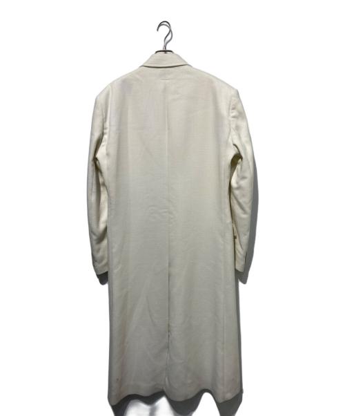 MM6 Maison Margiela（エムエムシックスメゾンマルジェラ）MM6 Maison Margiela (エムエムシックスメゾンマルジェラ) ウールコート アイボリー サイズ:46の古着・服飾アイテム