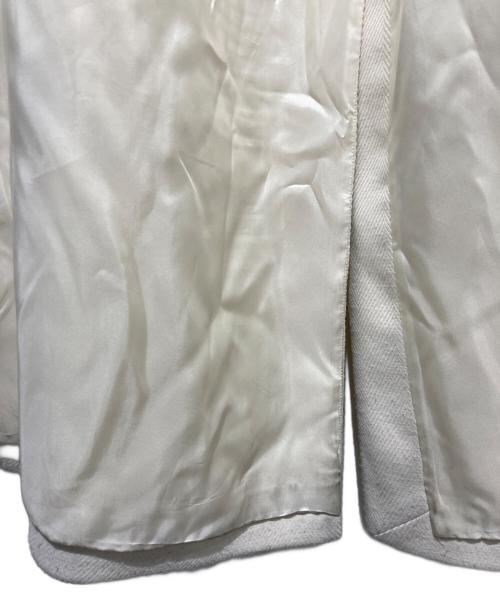 MM6 Maison Margiela（エムエムシックスメゾンマルジェラ）MM6 Maison Margiela (エムエムシックスメゾンマルジェラ) ウールコート アイボリー サイズ:46の古着・服飾アイテム