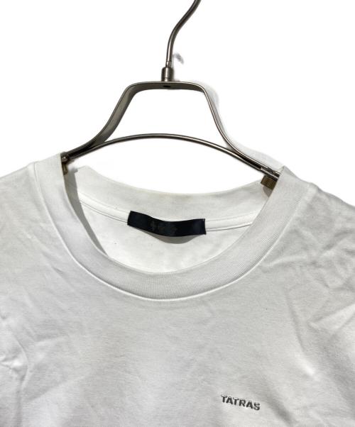 TATRAS（タトラス）TATRAS (タトラス) ロゴTシャツ ホワイト サイズ:02の古着・服飾アイテム