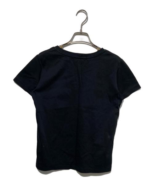 TATRAS（タトラス）TATRAS (タトラス) 刺繍ロゴTシャツ ブラック サイズ:02の古着・服飾アイテム
