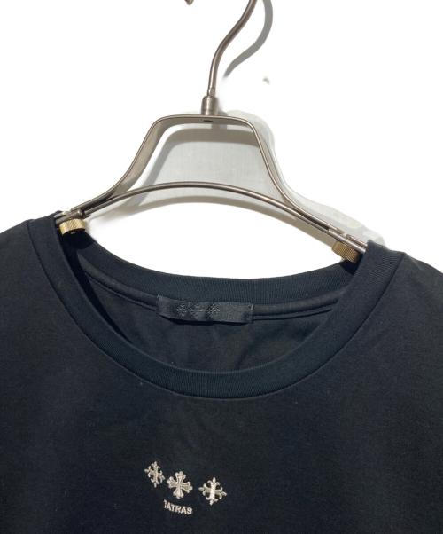 TATRAS（タトラス）TATRAS (タトラス) 刺繍ロゴTシャツ ブラック サイズ:02の古着・服飾アイテム
