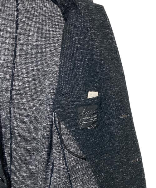 YOHJI YAMAMOTO（ヨウジヤマモト）YOHJI YAMAMOTO (ヨウジヤマモト) テーラードジャケット グレー サイズ:4の古着・服飾アイテム