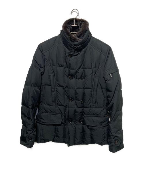 MOORER（ムーレー）MOORER (ムーレー) SIRO-KMファーダウンジャケット ブラック サイズ:44の古着・服飾アイテム