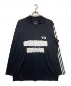Y-3ワイスリー）の古着「GRAPHIC LOGO LONG SLEEVE TEE」｜ブラック