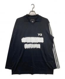Y-3（ワイスリー）の古着「GRAPHIC LOGO LONG SLEEVE TEE」｜ブラック