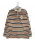 BURBERRY（バーバリー）の古着「ラガーシャツ」｜ホワイト×ブラウン