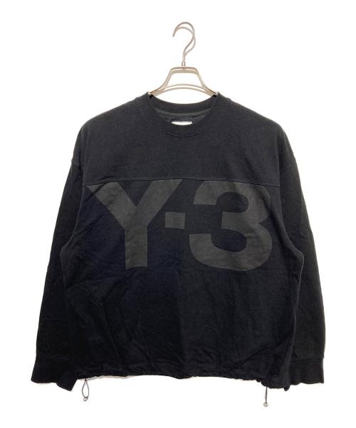 Y-3（ワイスリー）Y-3 (ワイスリー) M CLASSIC HEAVY PIQUE CREW SWEATSHIR ブラック サイズ:Ｌの古着・服飾アイテム