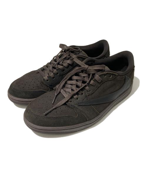 NIK（ナイキ）NIK (ナイキ) TRAVIS SCOTT (トラヴィススコット) Air Jordan 1 Low OG SP ブラウン サイズ:26.5の古着・服飾アイテム