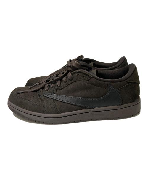 NIK（ナイキ）NIK (ナイキ) TRAVIS SCOTT (トラヴィススコット) Air Jordan 1 Low OG SP ブラウン サイズ:26.5の古着・服飾アイテム